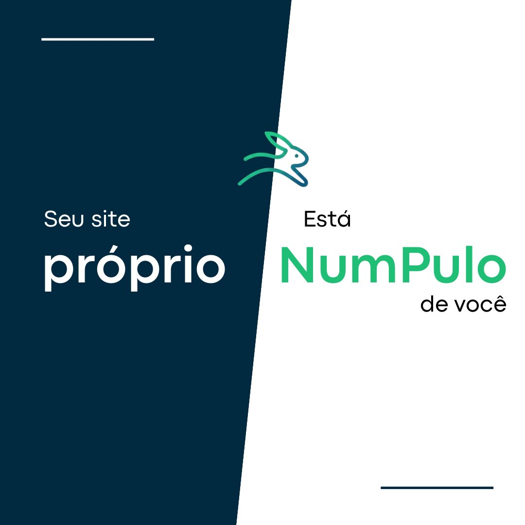 Arte NumPulo sobre ter um site próprio